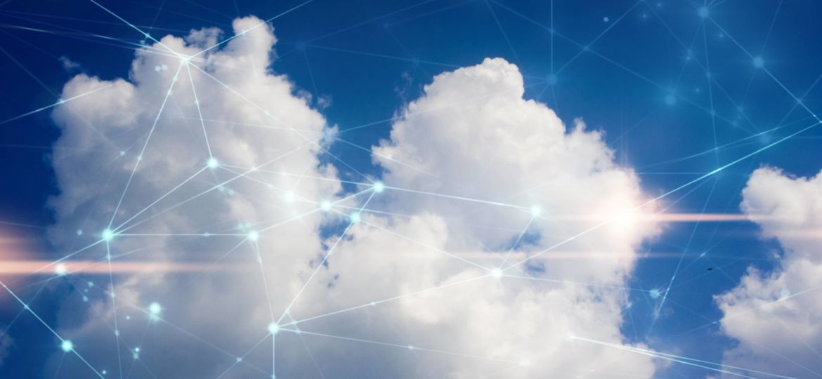 EZ Micro: What is the cloud? (Clouds in blue sky)