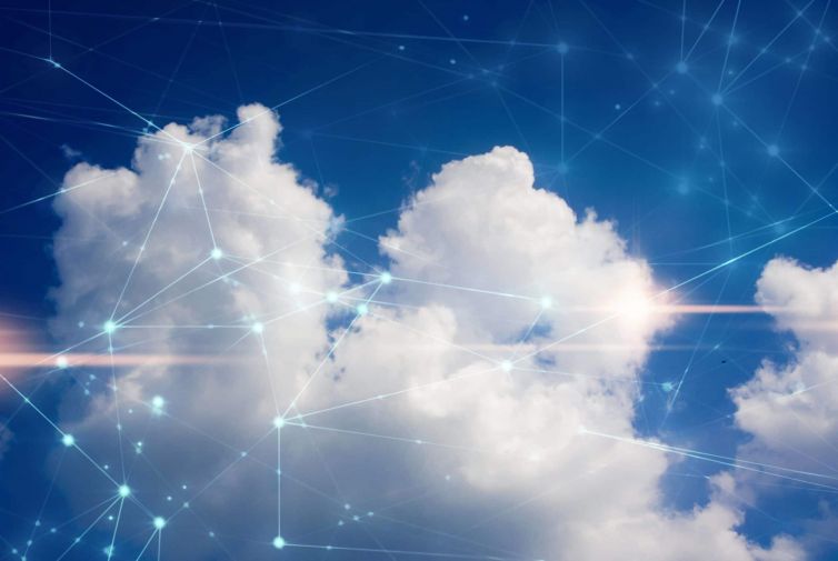 EZ Micro: What is the cloud? (Clouds in blue sky)