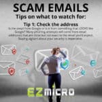 Scam Emails: Check the Address