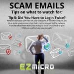 Scam Emails: Did You Have to Login Twice?