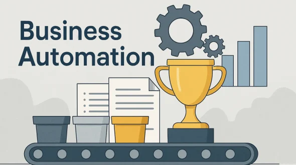 Featured blog image for Business Automation Services: From Manual Tasks to Managed Workflows