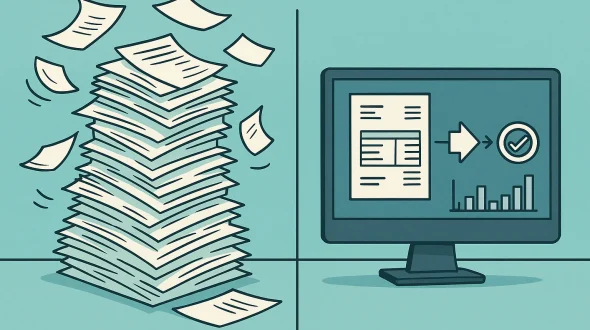 Featured blog image for How an Invoice Automation Solution Reduces Manual Work and Errors
